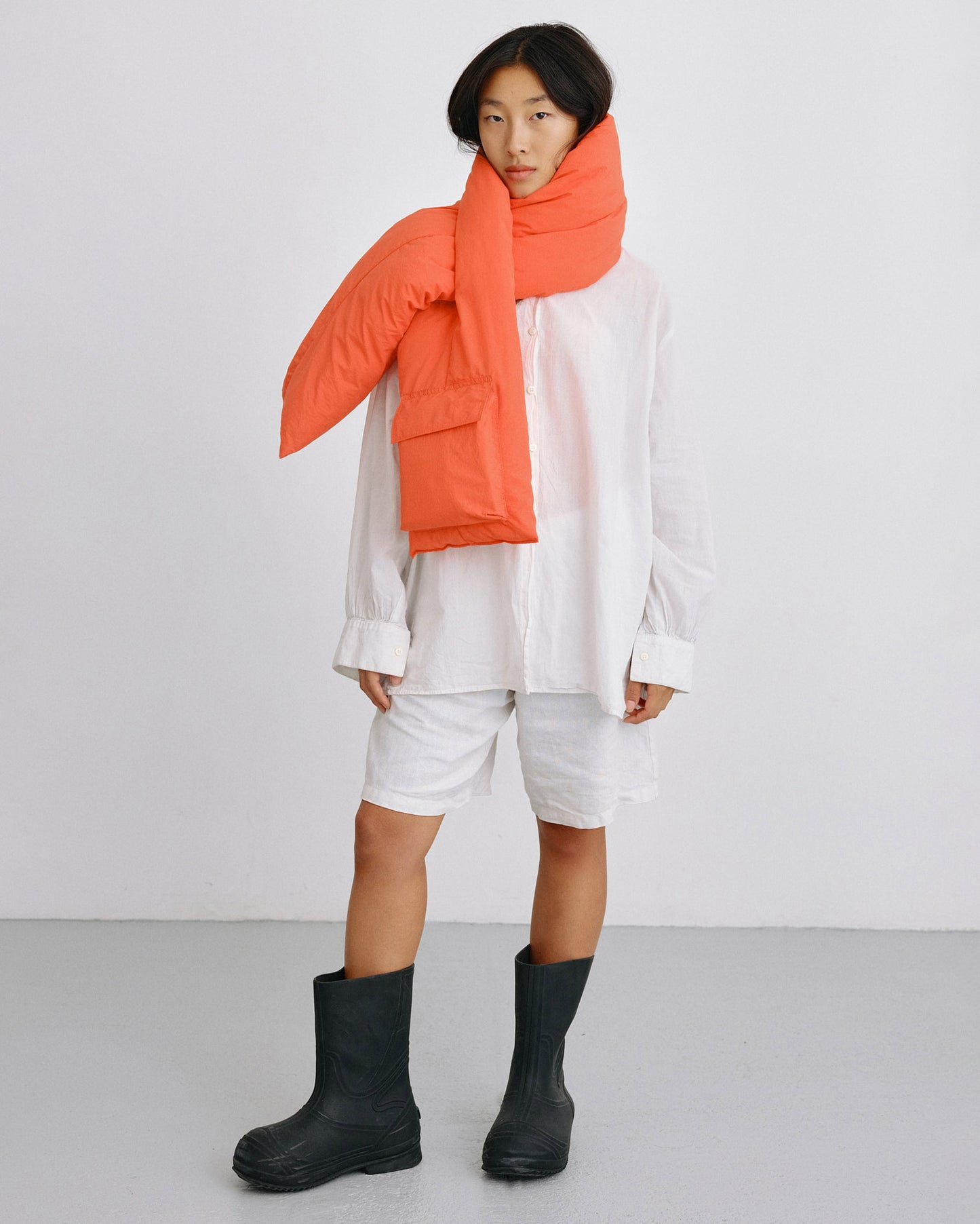 Coral Padded scarf