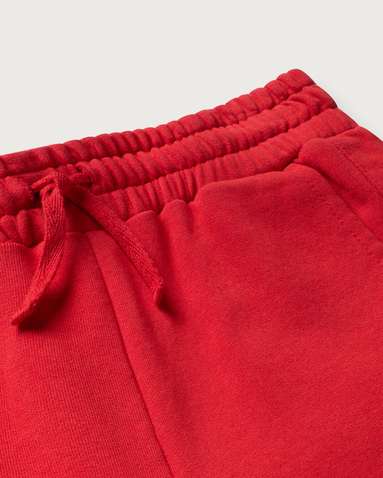Pantalón rojo Peach sotenible-silueta3