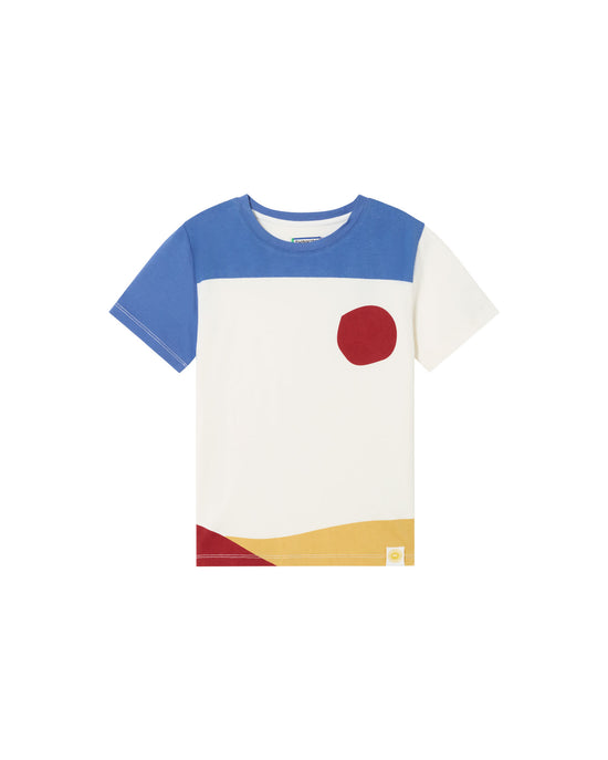 Camiseta cruda abstract Pau sostenible - 1