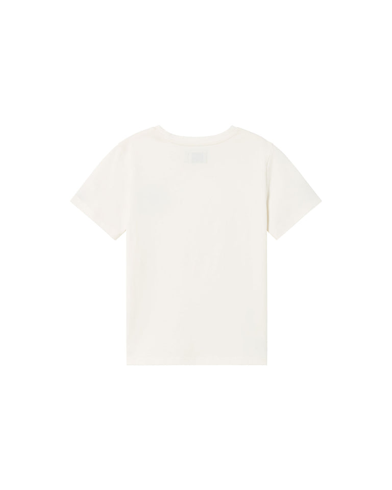 Camiseta blanca Happy sun Pau sostenible - 2