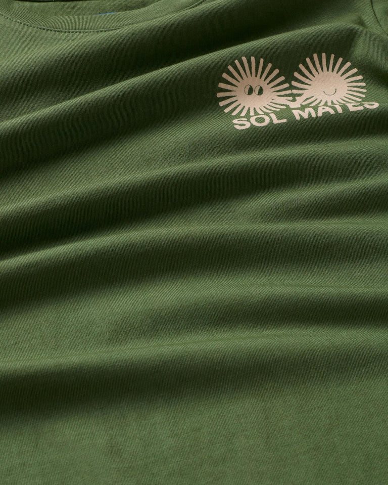 Camiseta verde solmates Pau sostenible - 3