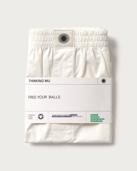 Boxer blanco cutre heart sostenible-pack