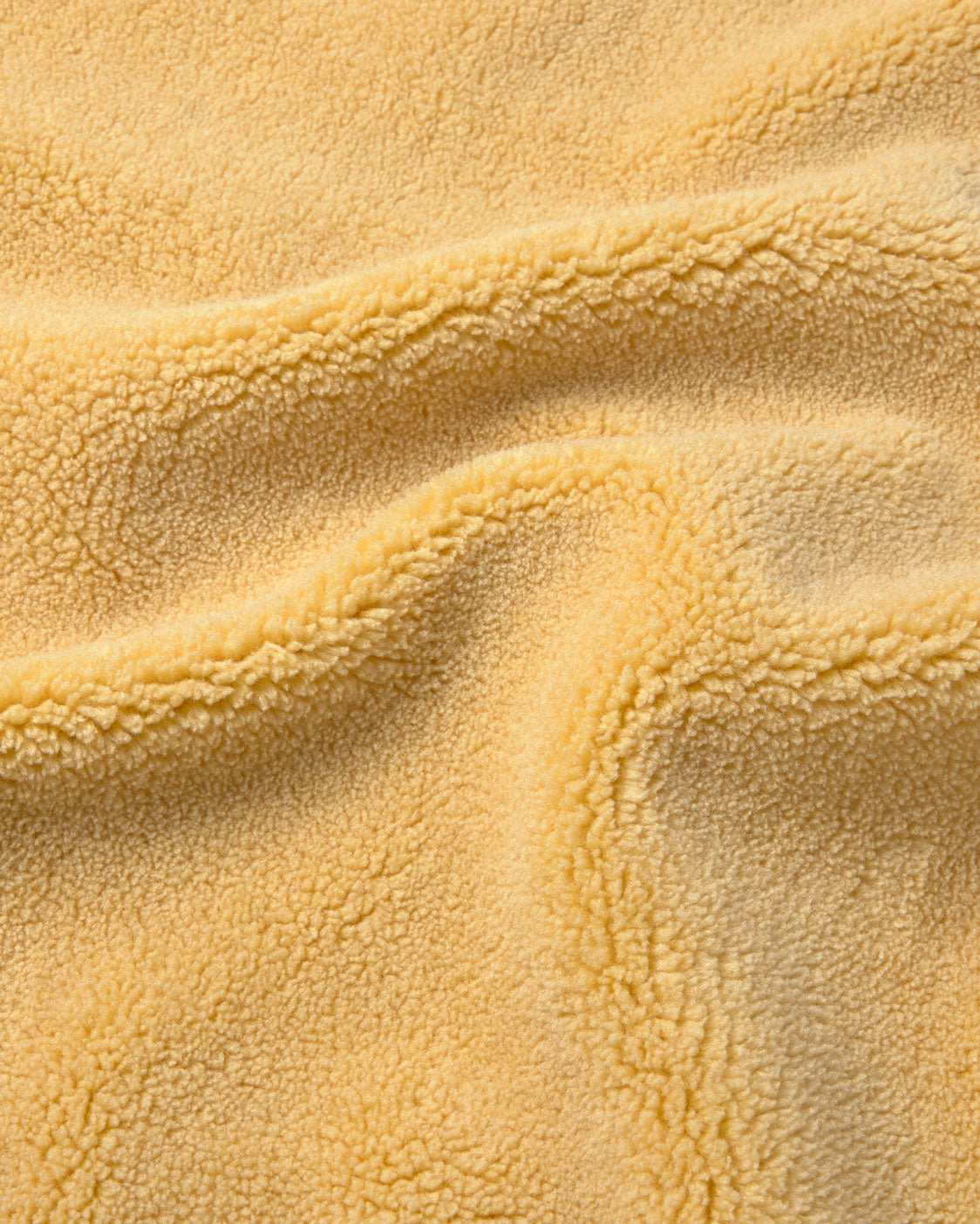 Chaqueta borreguito amarilla Marcus sostenible silueta - 3