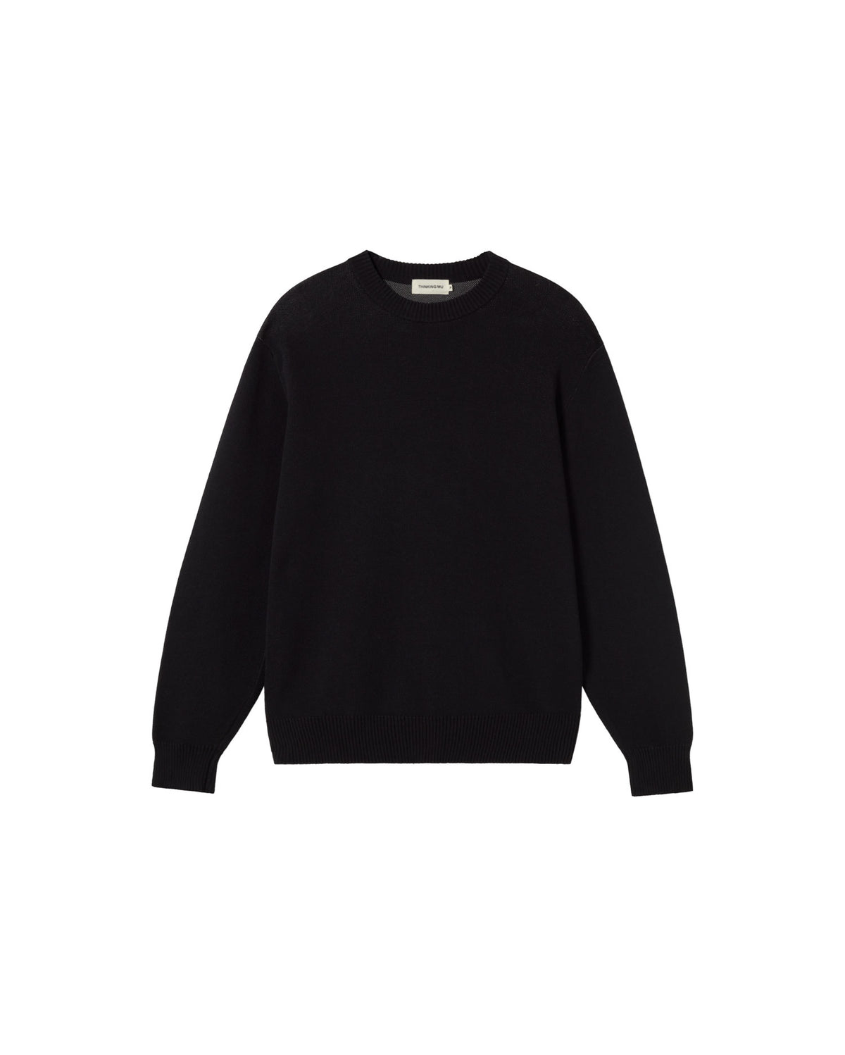 Jersey negro punto Khem sostenible - silueta 3