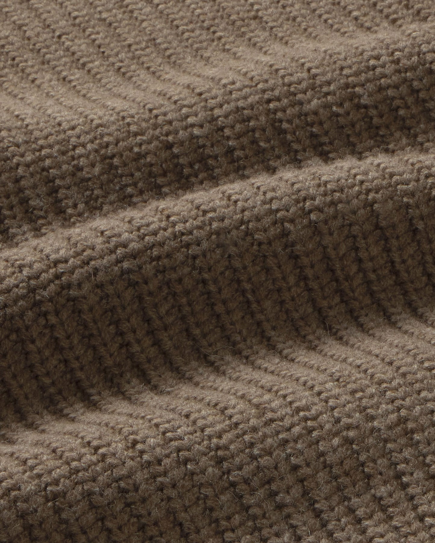 Jersey lana marrón Santos sostenible silueta - 2