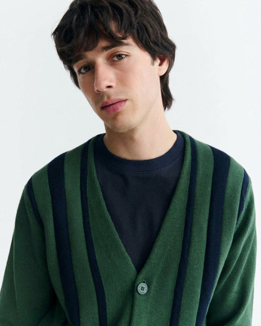 Cardigan rayas algodón Creed sostenible - 3