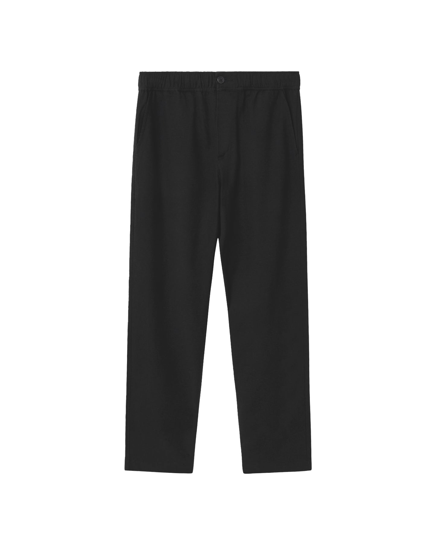 Pantalón negro Travel light sostenible - silueta 1