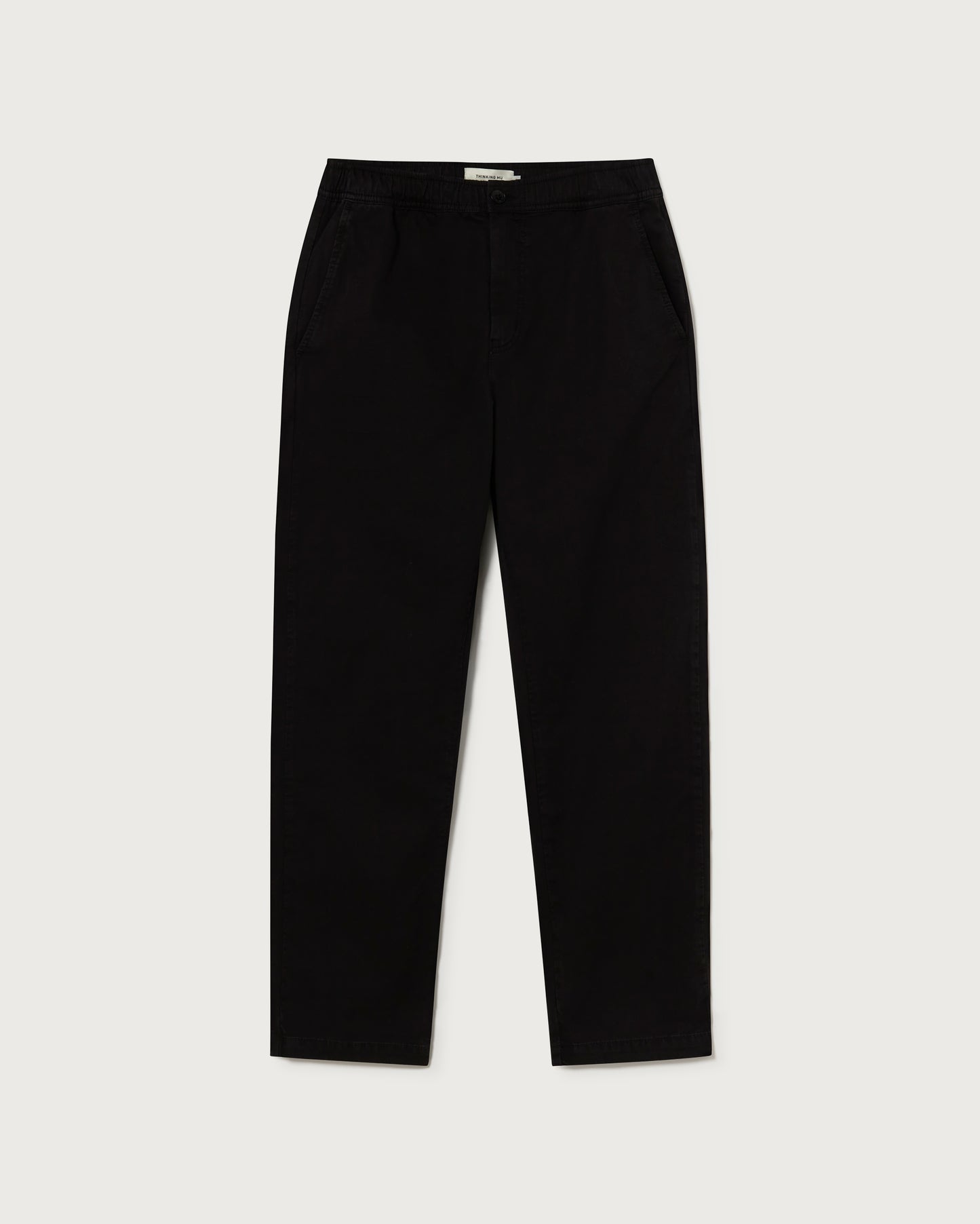 Pantalón negro Travel sostenible - silueta 1