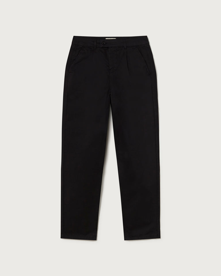Pantalón negro Wotan sostenible -silueta 1