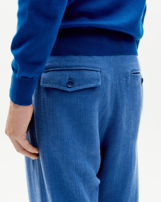 Pantalón azul Wotan sostenible -4