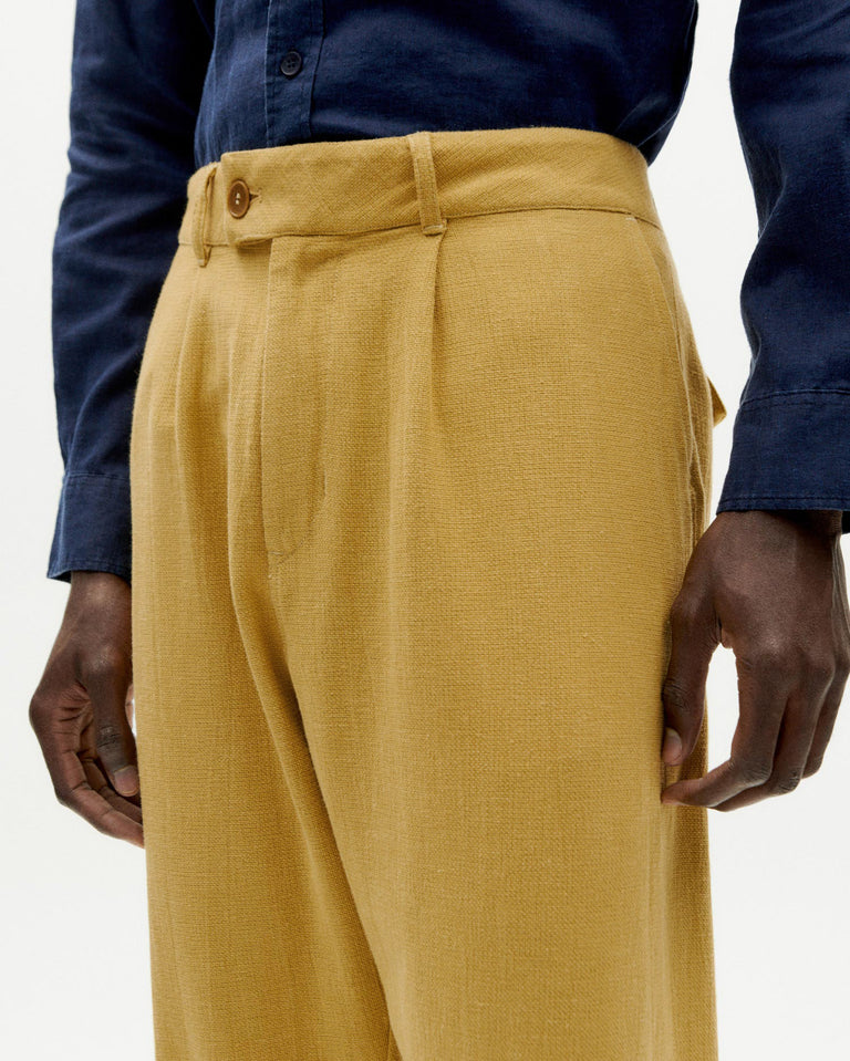Pantalón amarillo Wotan sostenible -3