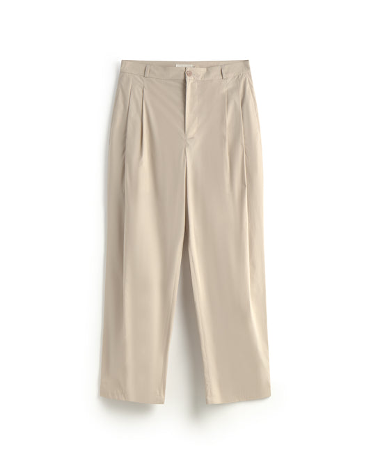 Pantalón Popelin Beige Marc Suit sostenible silueta - 1