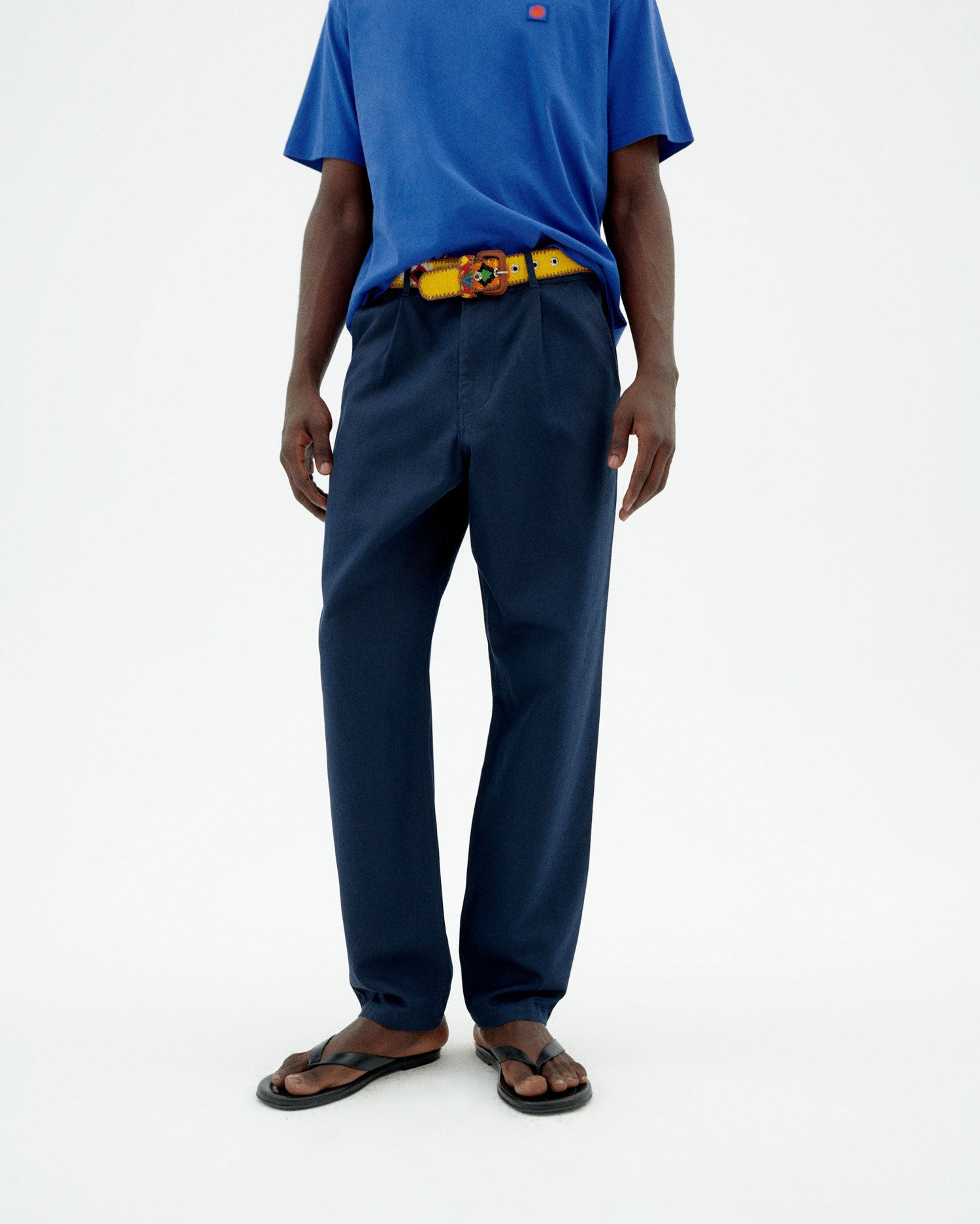 Sustainable Pants Navy Hemp Moero Man | Thinking Mu