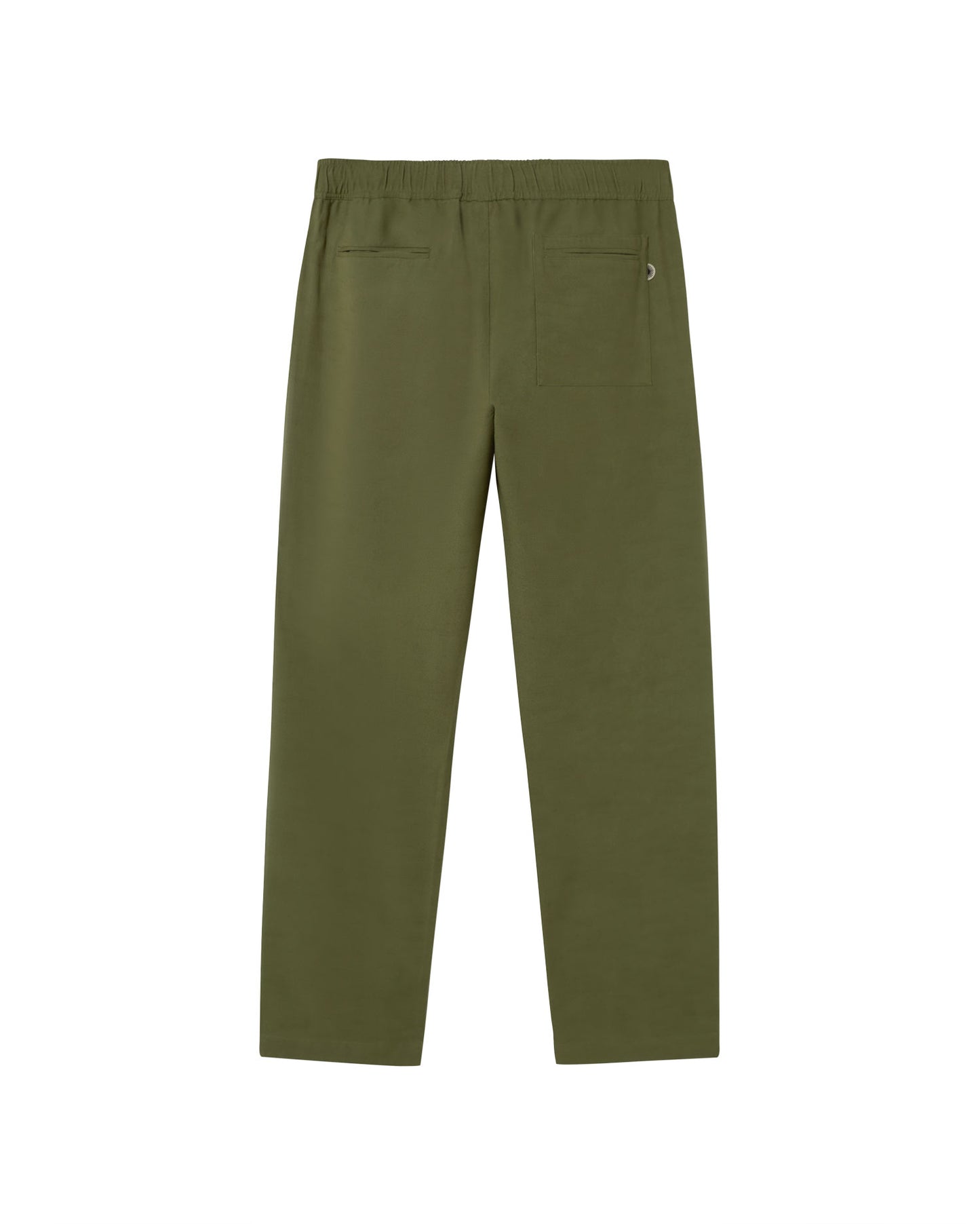 Pantalón verde Travel light sostenible - silueta 3