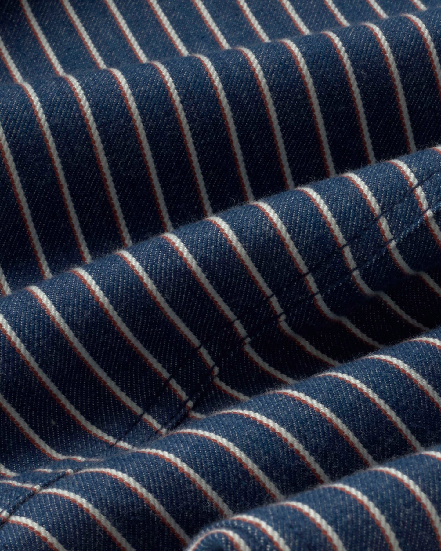 Pantalón recto rayas tinte natural Stan sostenible silueta - 2