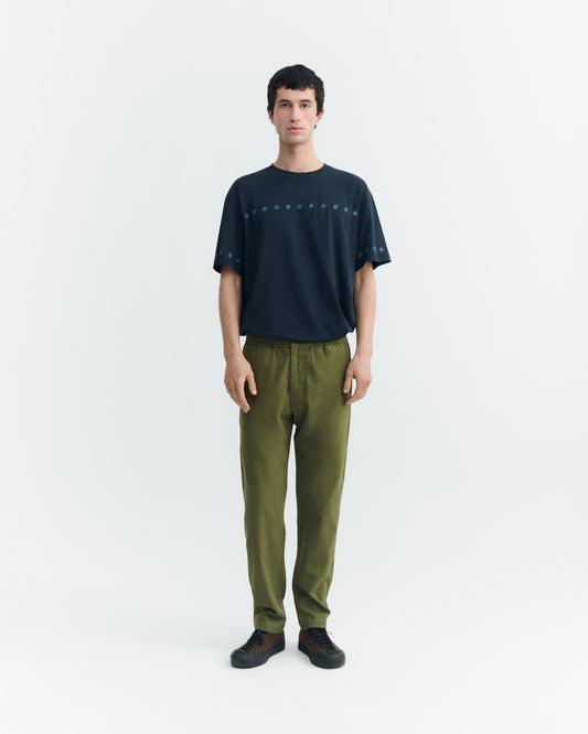 Pantalón recto verde Travel light sostenible - 1