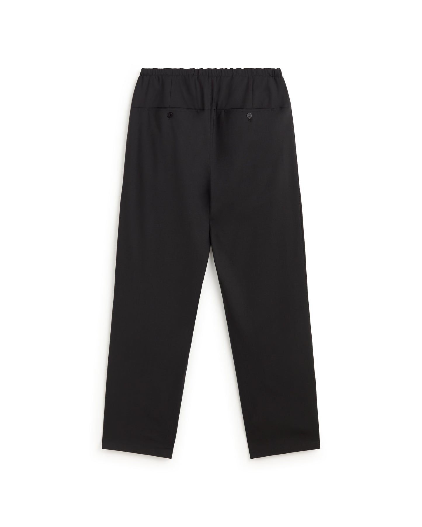 Pantalón pinza lana fría negro Robert sostenible silueta - 4