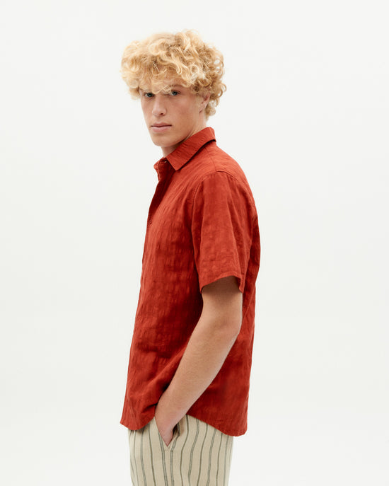 Camisa roja cuadrito Tom sostenible -1