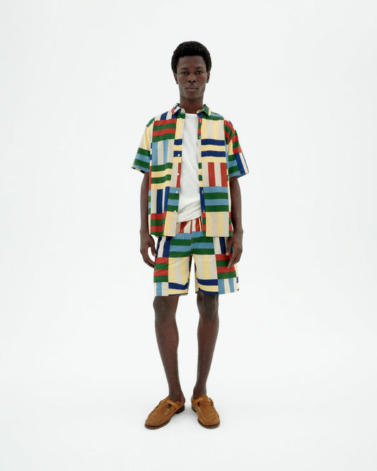 Camisa multicolor field Tom sostenible-2