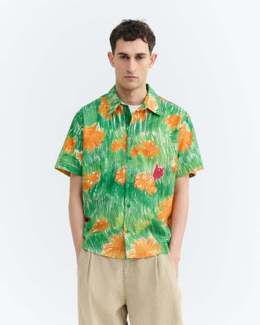 Camisa flores crayon Paddy sostenible - 2