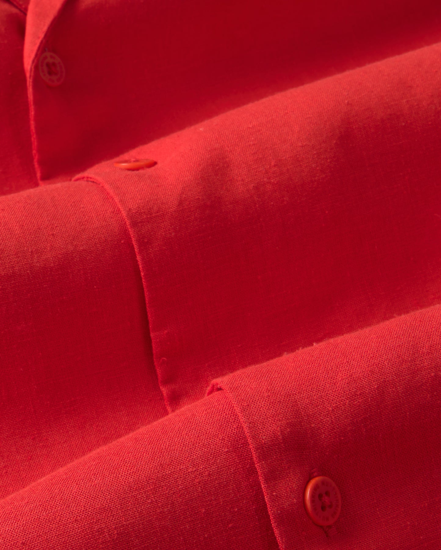 Camisa roja hemp Junior sostenible silueta - 2