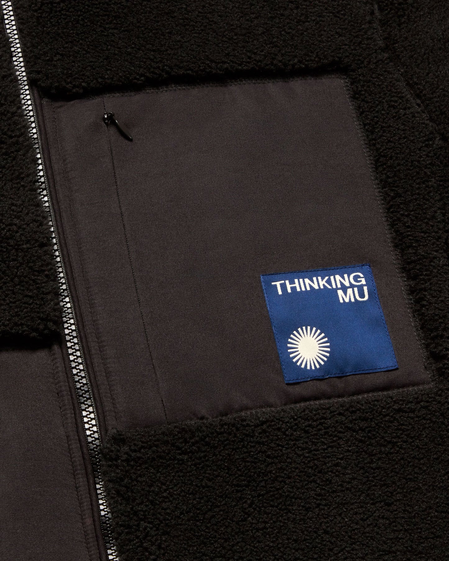 Sudadera negra Mitchel sostenible - silueta 4