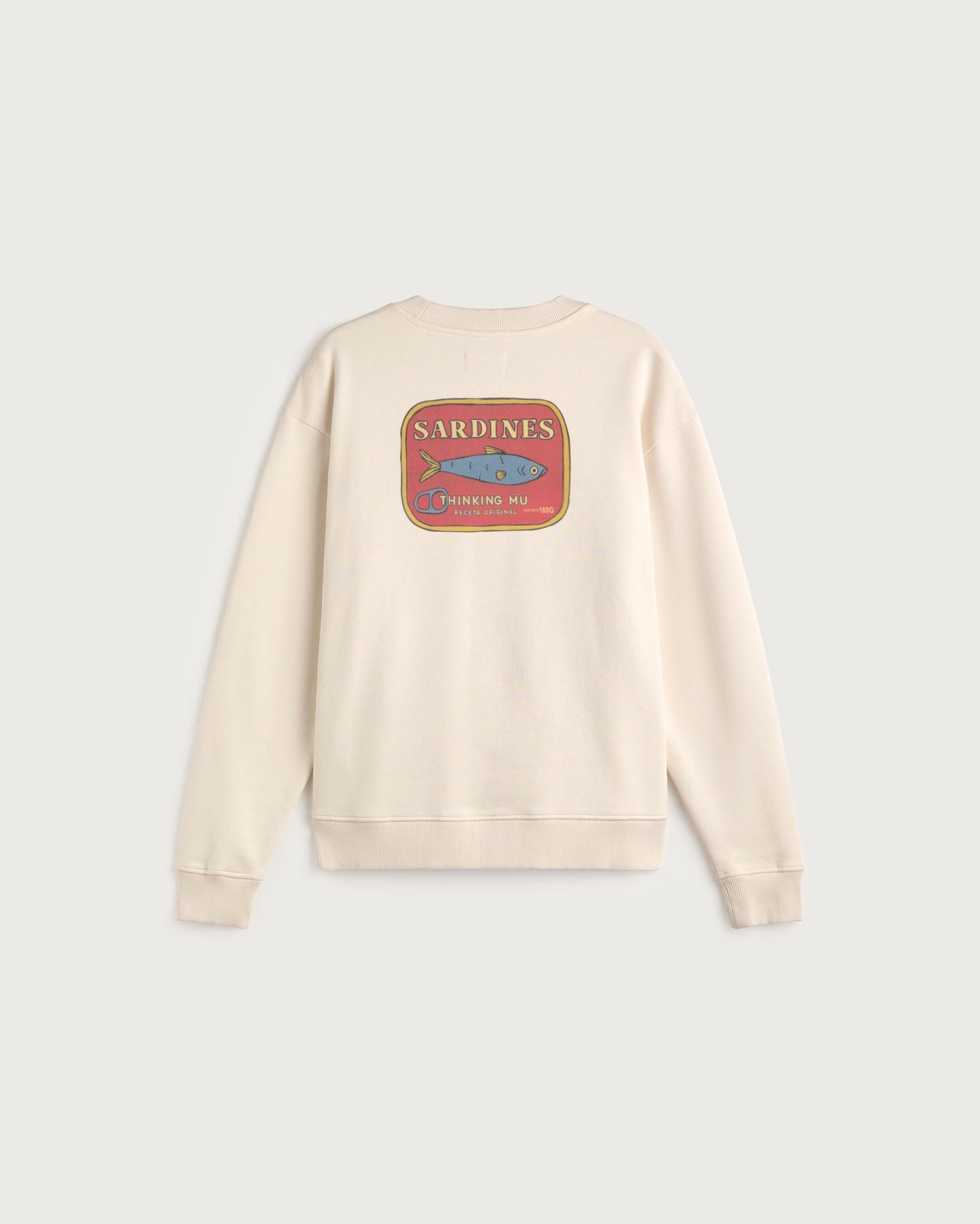 Sudadera sardines Leon sostenible silueta - 3