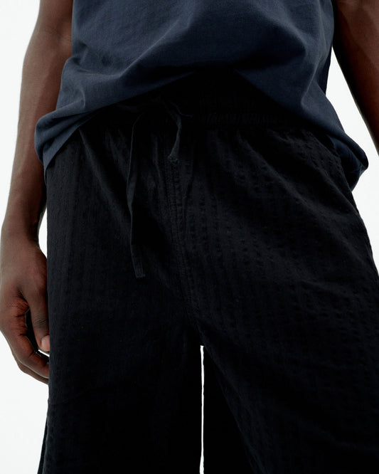 Bermuda negra seersucker Henry sostenible-3