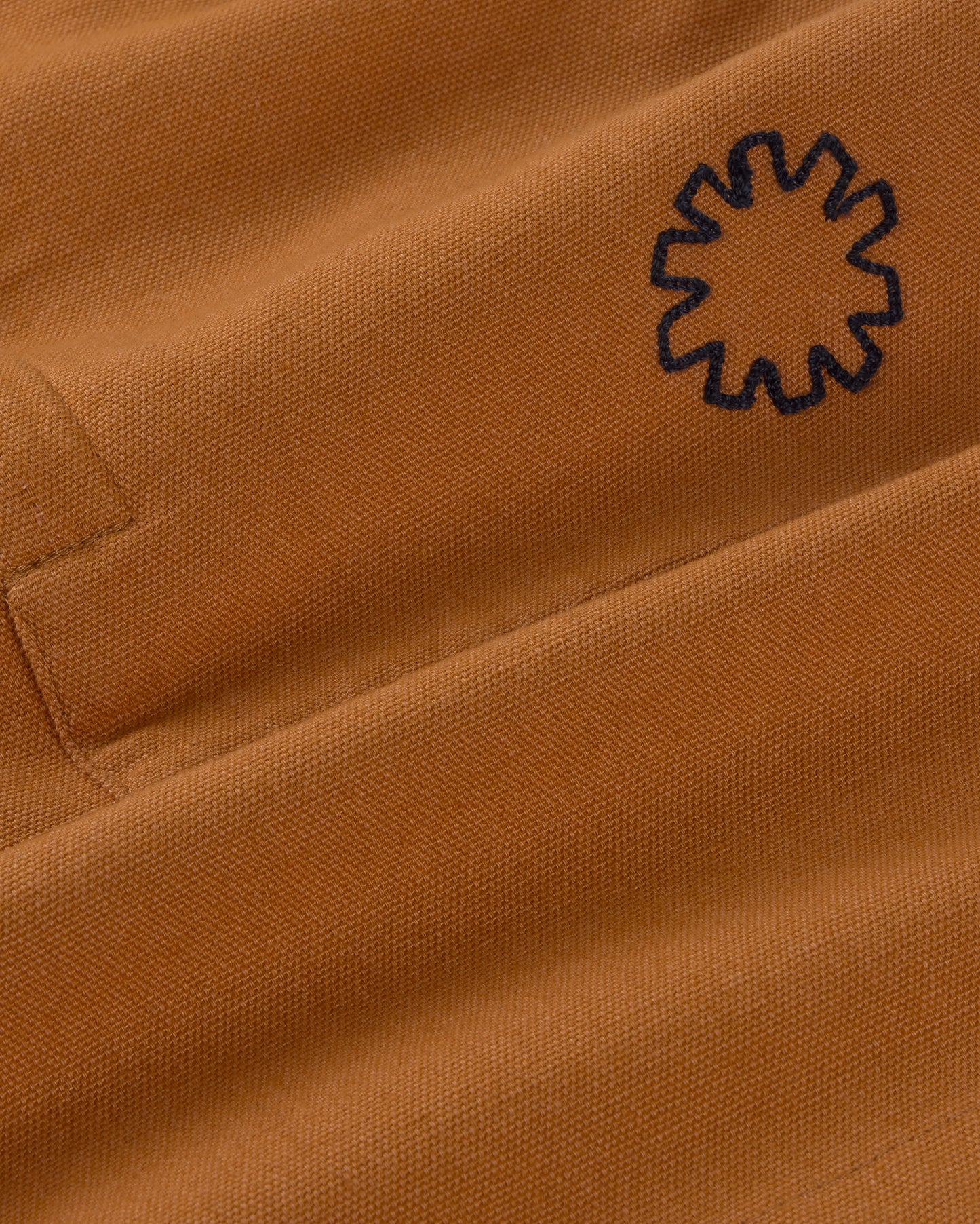 Bermuda ancho bordado a mano Alfie sostenible silueta - 2