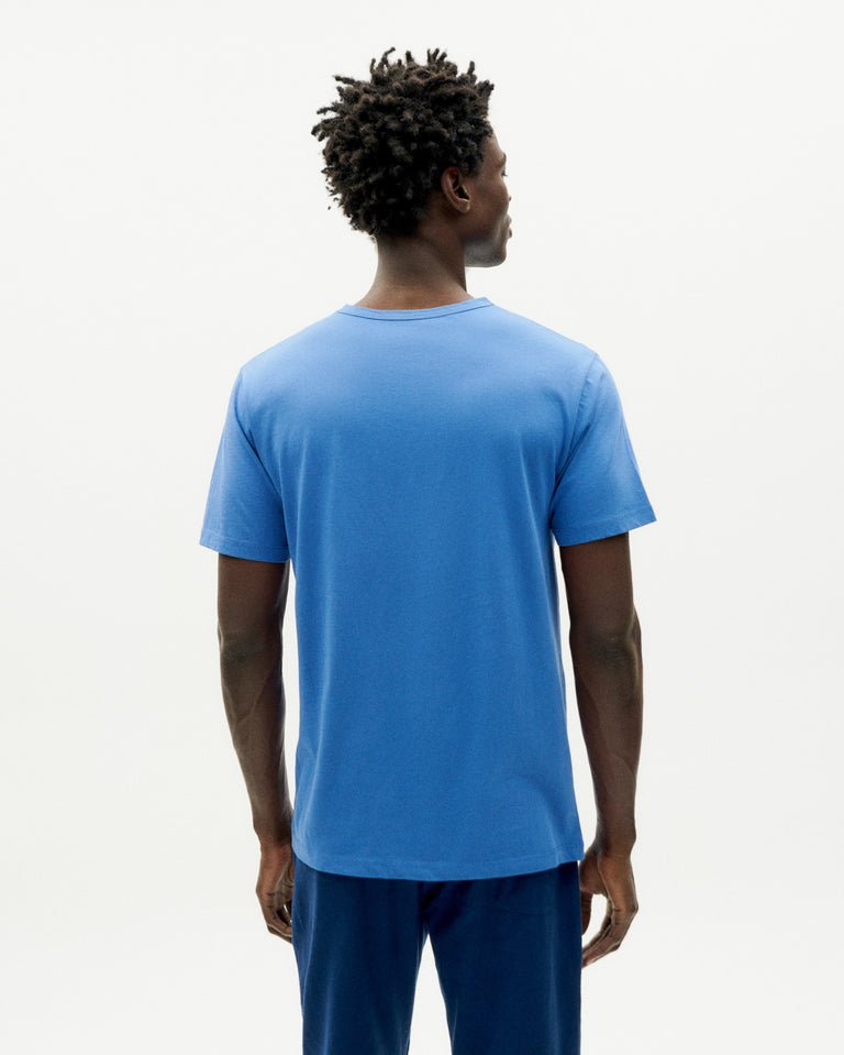 Camiseta azul Sunbelievable sostenible -4
