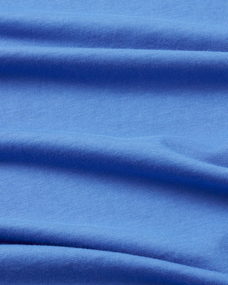 Camiseta azul Sol navy sostenible -silueta2