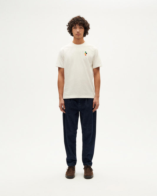 Camiseta blanca Bubbles sostenible-2