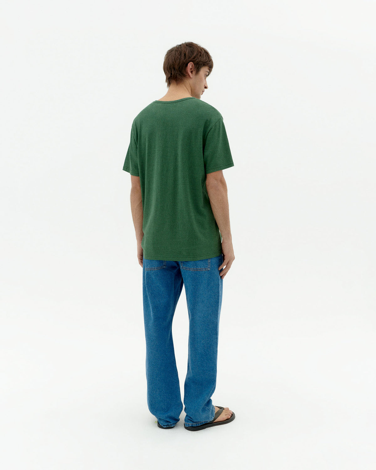 Camiseta verde hemp sostenible-4