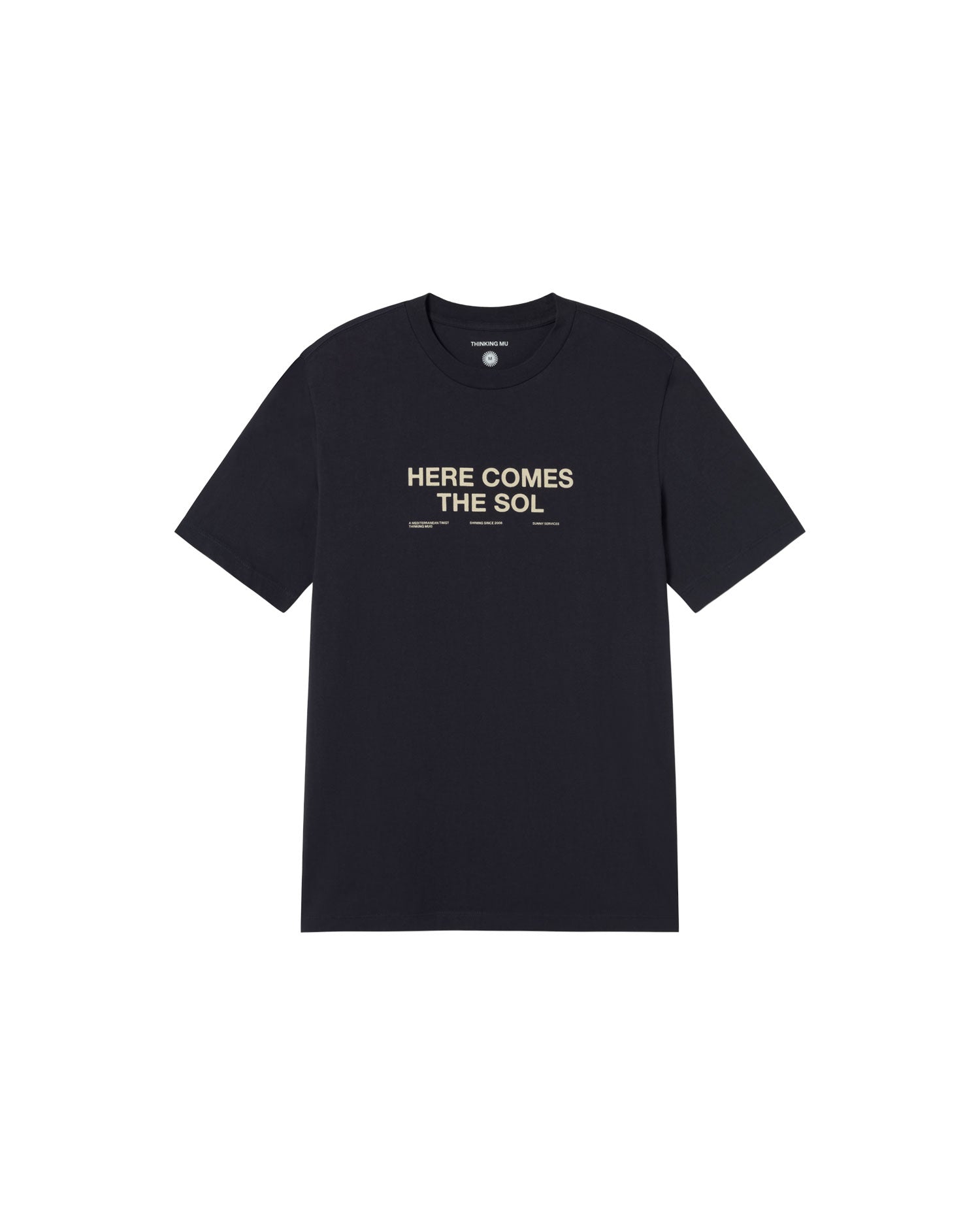 Sustainable T-Shirt Navy Sol Zach Man | Thinking Mu