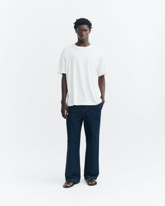 Camiseta básica blanca Aaron sostenible - 2