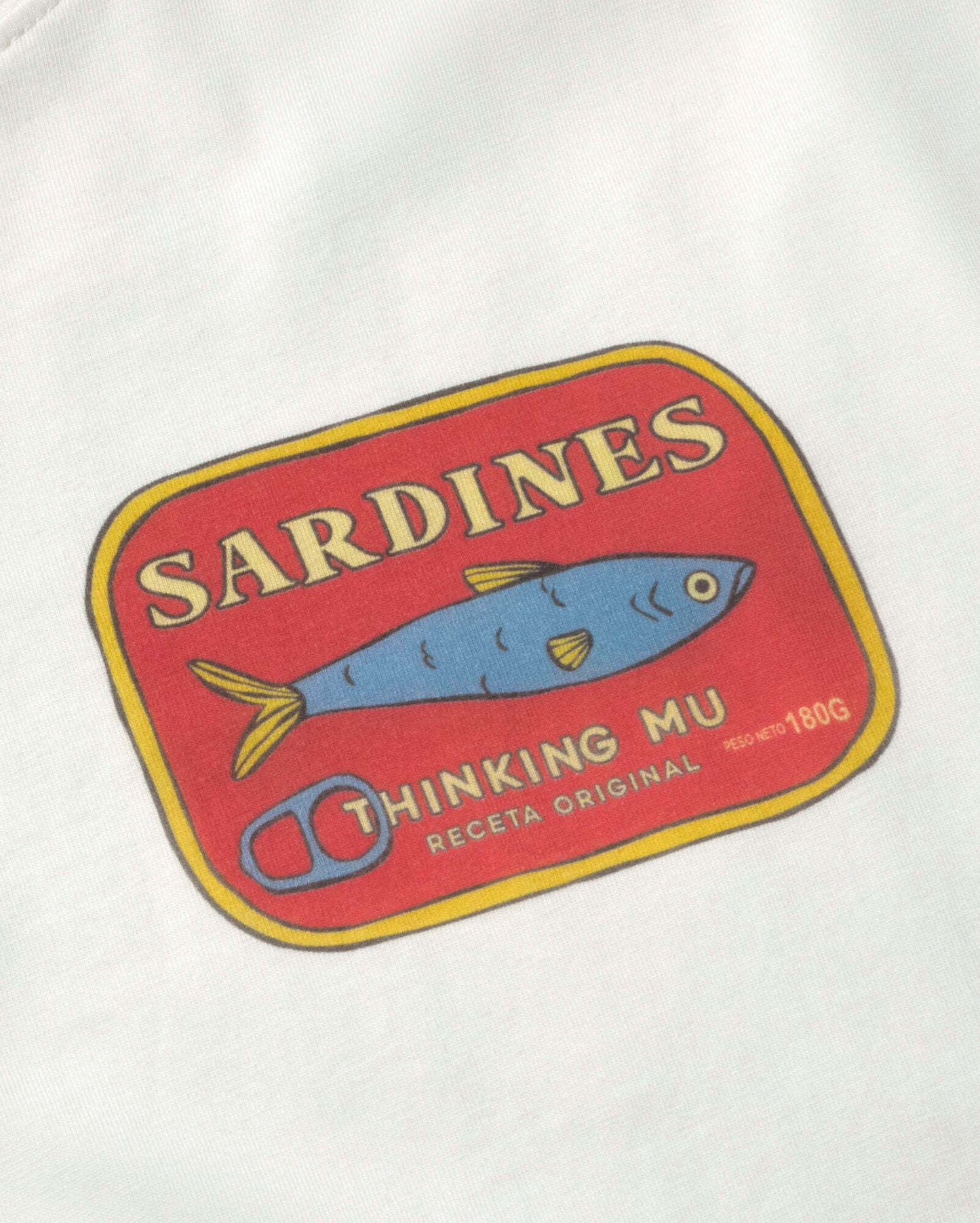 Camiseta sardines Aaron sostenible silueta - 2