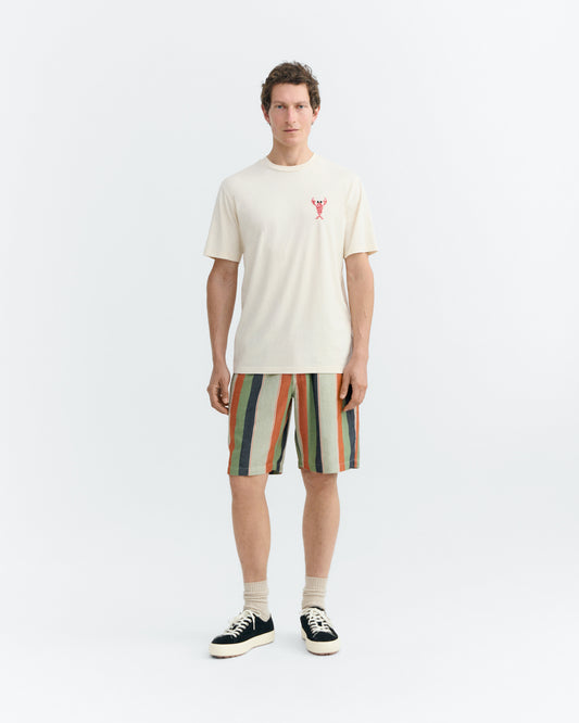 Camiseta bordada lobster Zach sostenible - 1