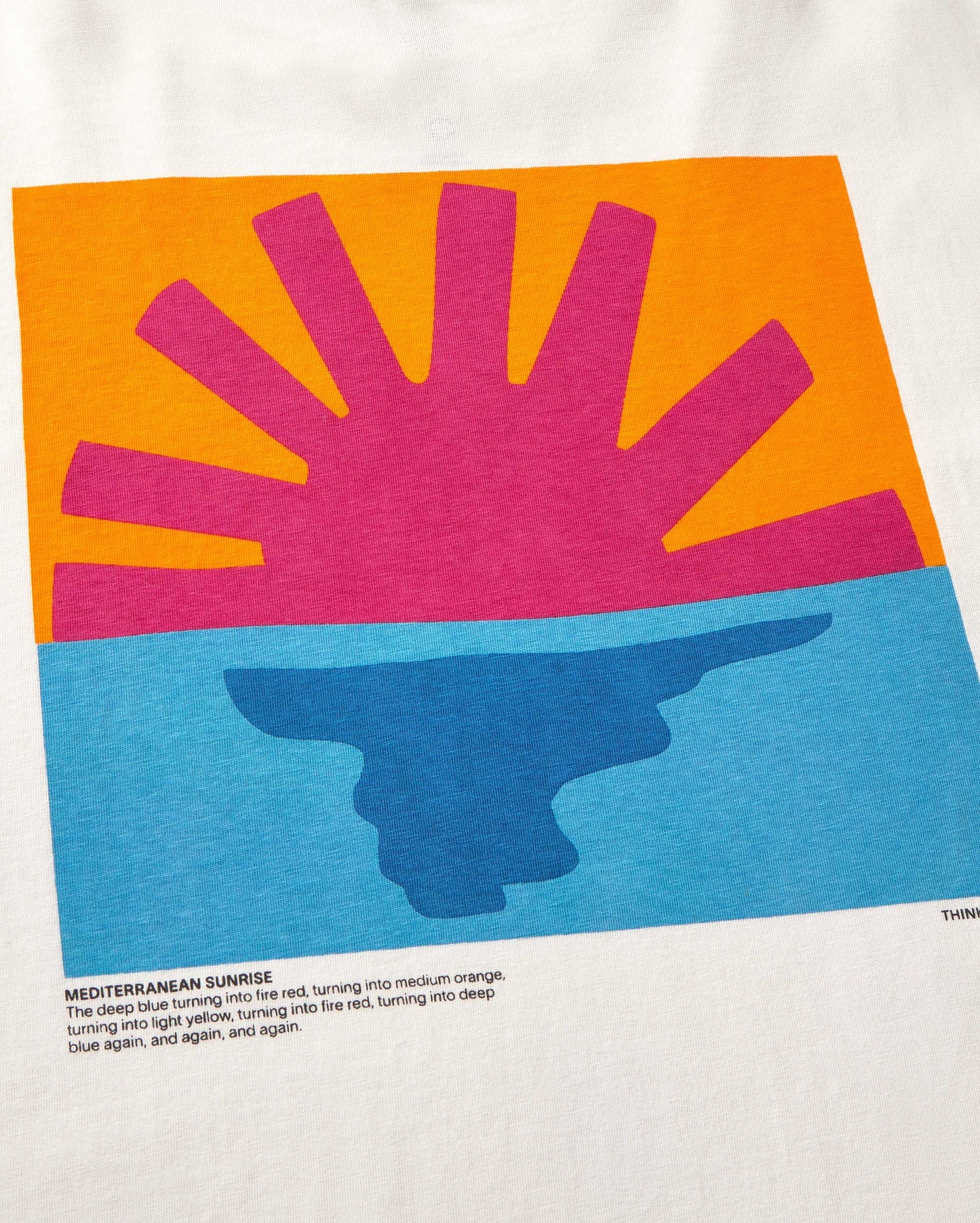 Camiseta manga larga mediterranean sunrise Emilio sostenible silueta - 2