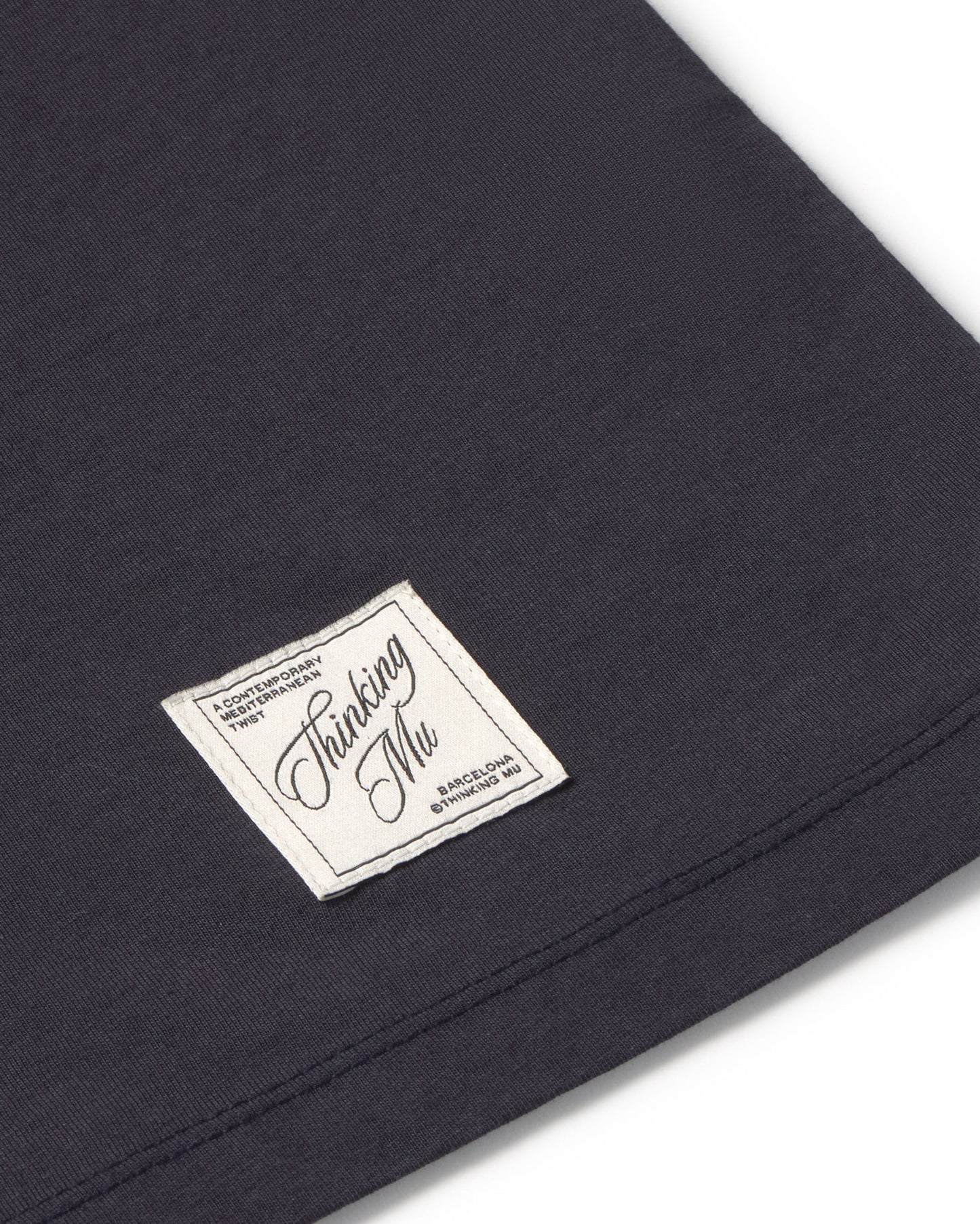 Camiseta manga larga navy Emilio sostenible silueta - 2