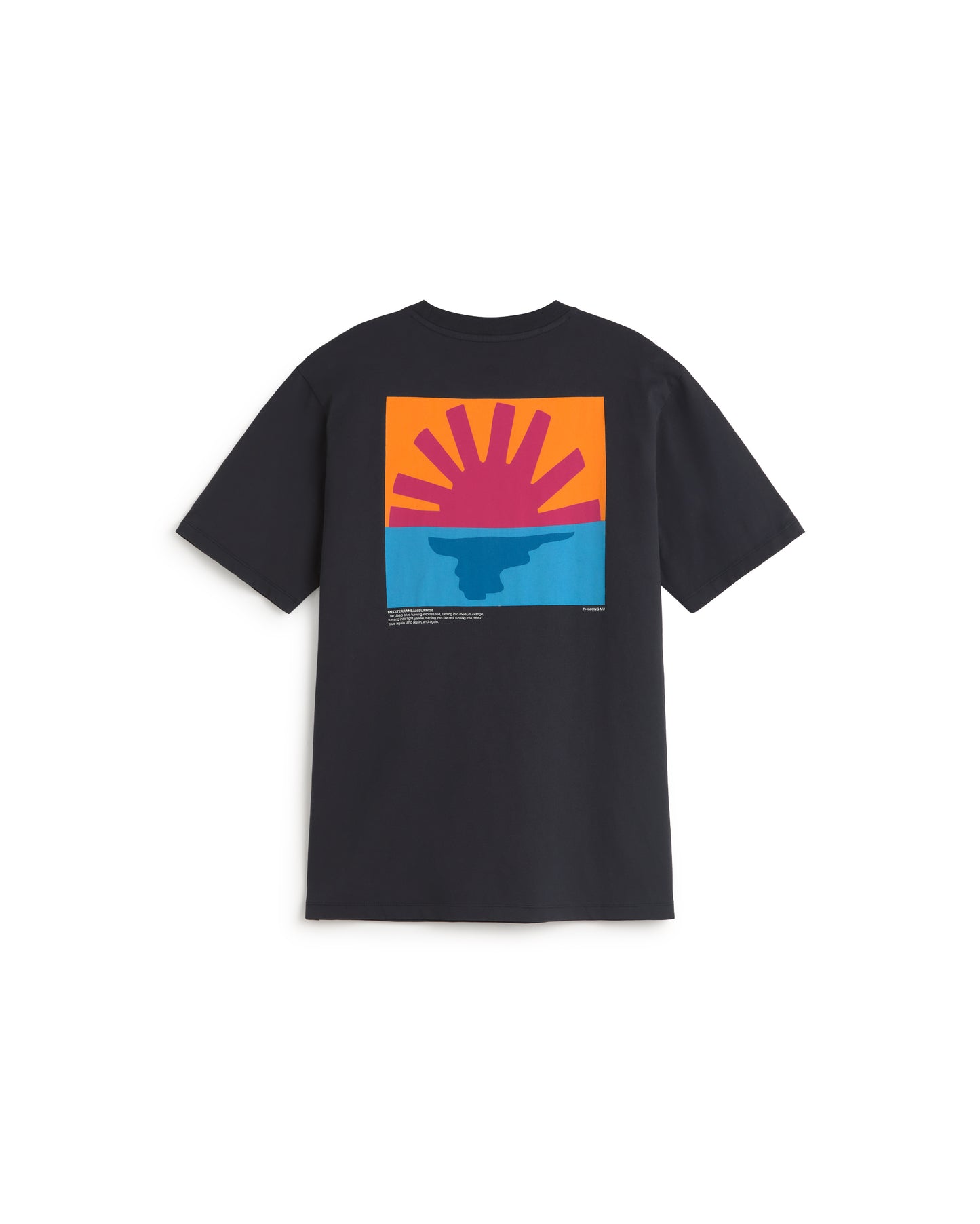 Camiseta mediterranean sunrise Zach sostenible silueta - 3