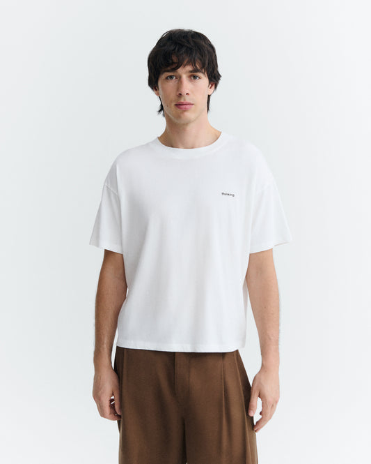 Camiseta blanca thinking Caleb sostenible - 2