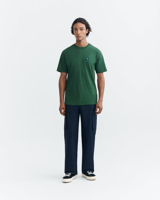 Camiseta verde sol espalda azul Zach sostenible - 1
