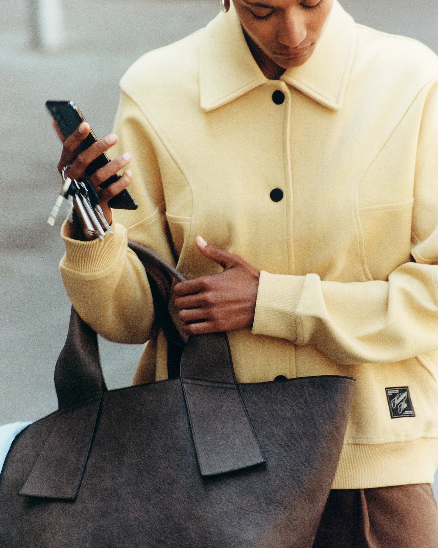 Brown leather Pepo bag