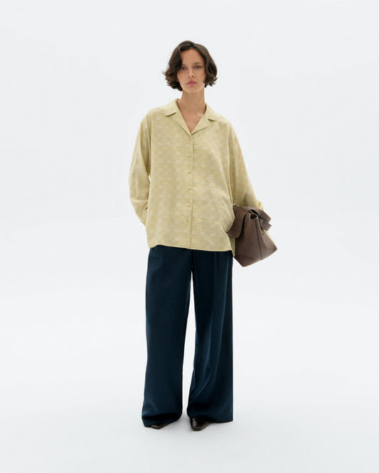 Blusa oversize cuadros Sira sostenible - 2