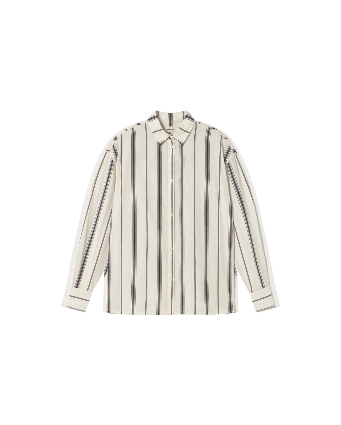 Blusa rayas negras Juana sostenible silueta - 1