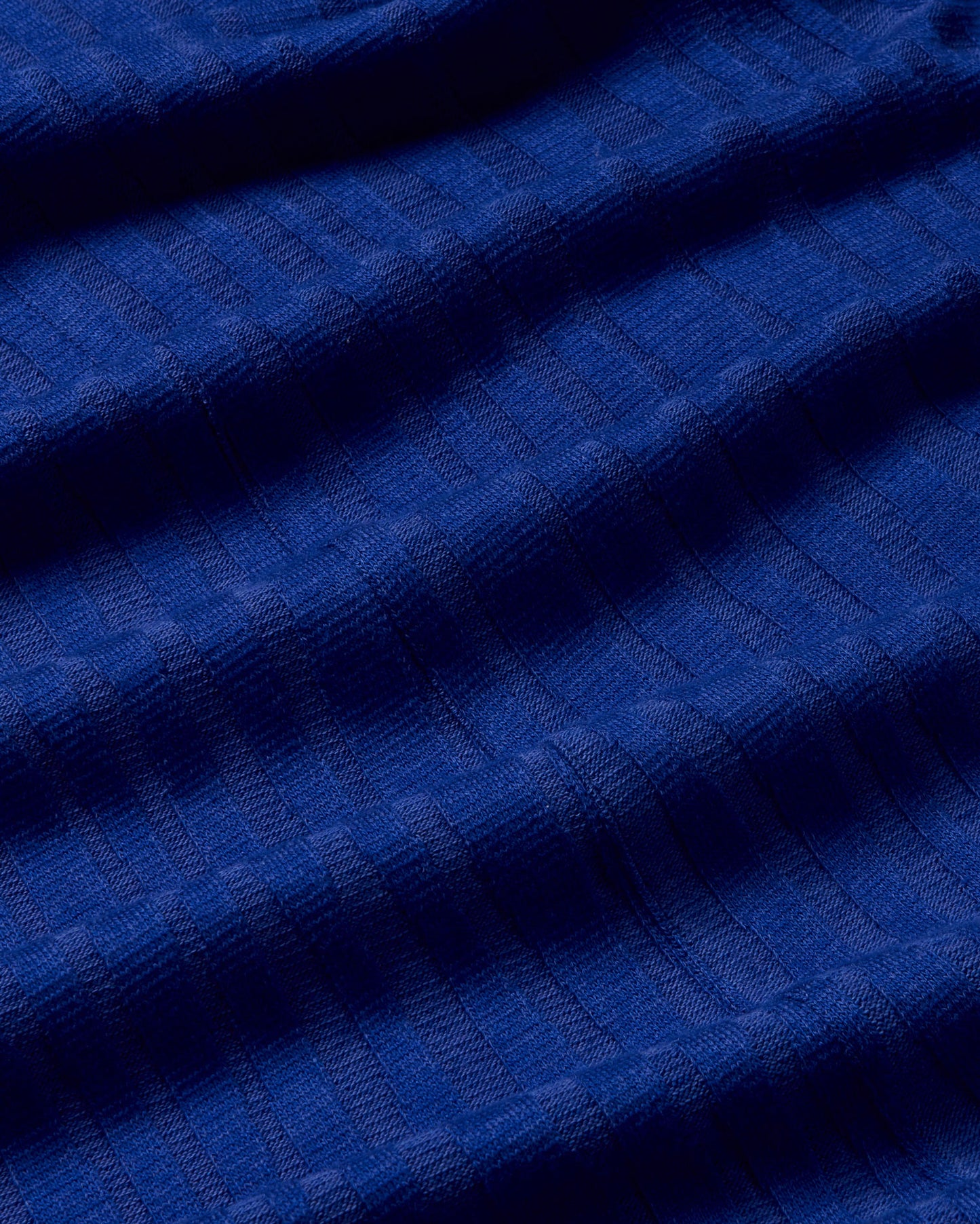 Vestido azul punto Sade sostenible - silueta 1