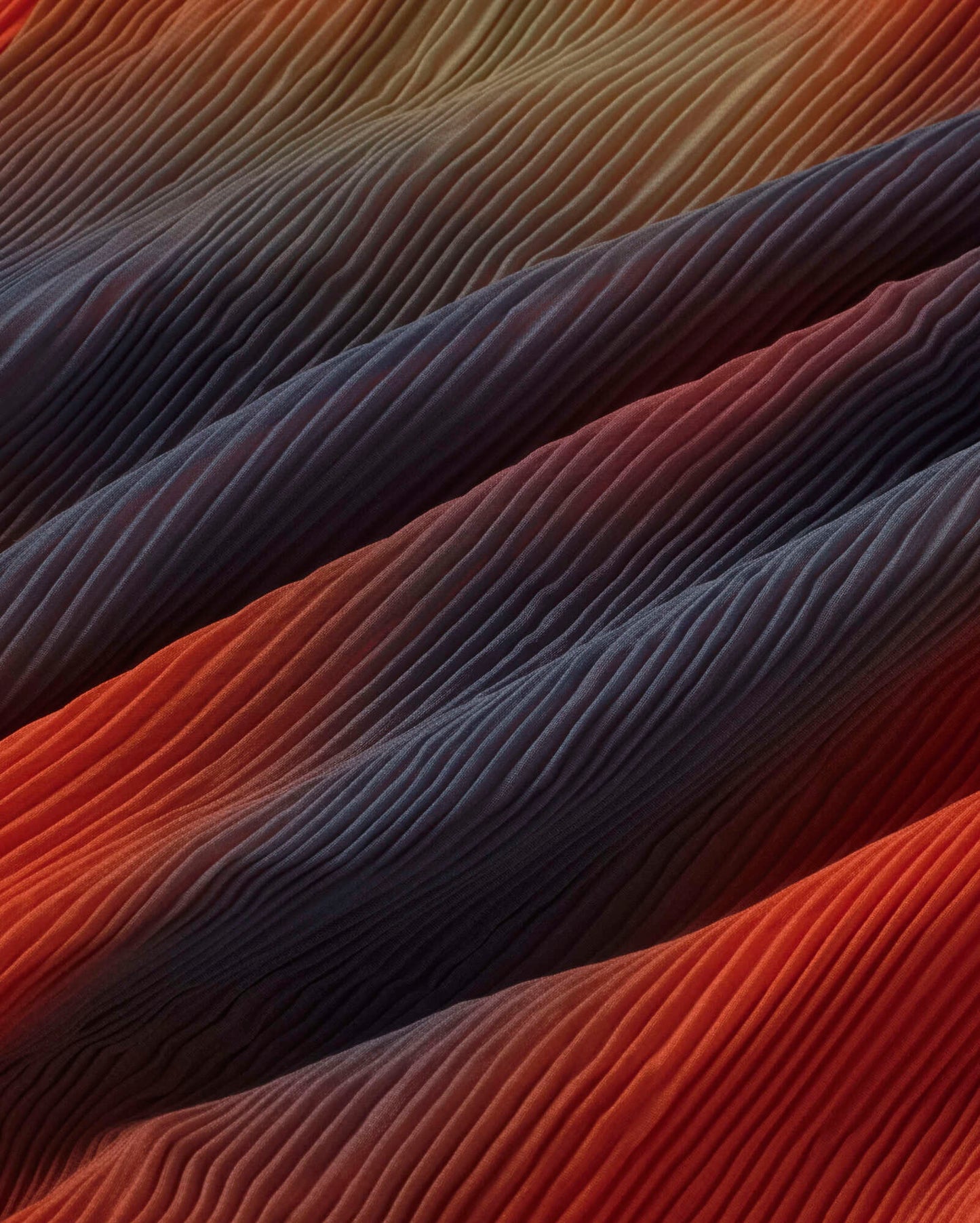 Vestido midi plisado rojo flowers Miriam sostenible silueta - 2