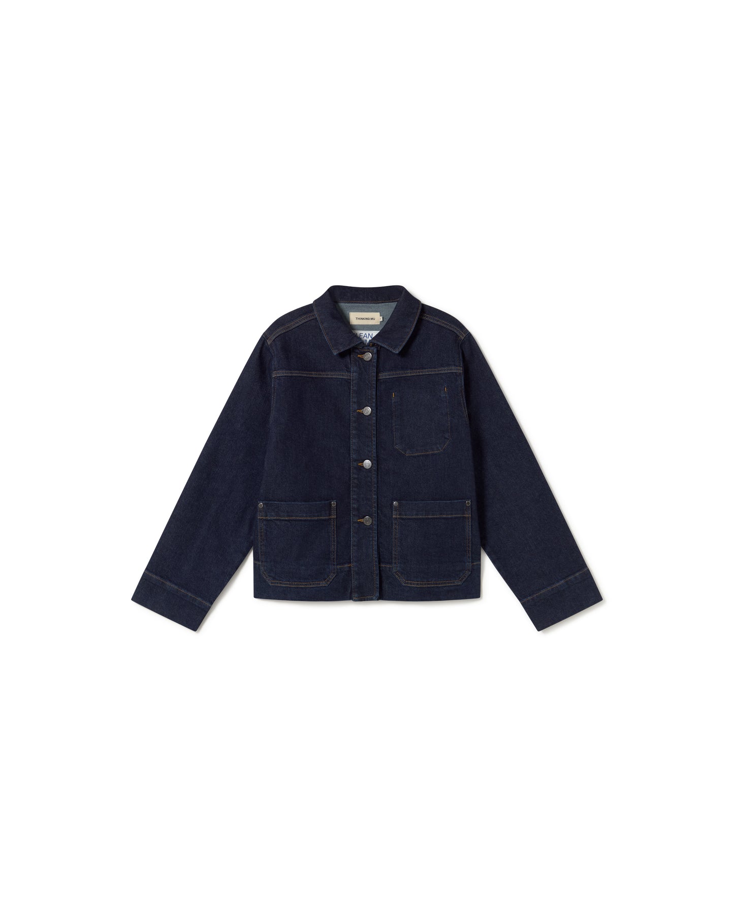 Chaqueta denim medium wash Debbie - silueta 1