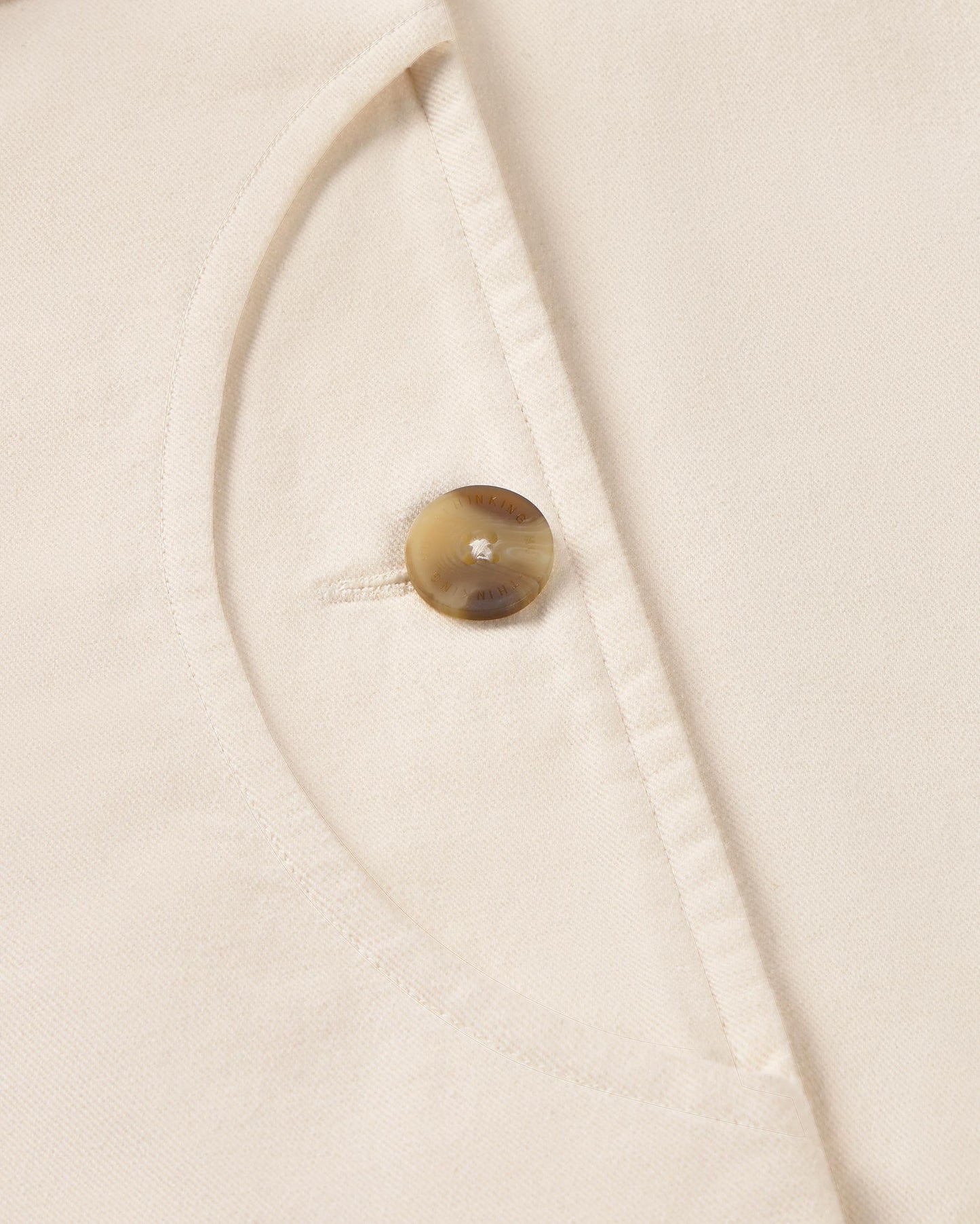 Chaqueta oversize cruda Norma sostenible silueta - 2