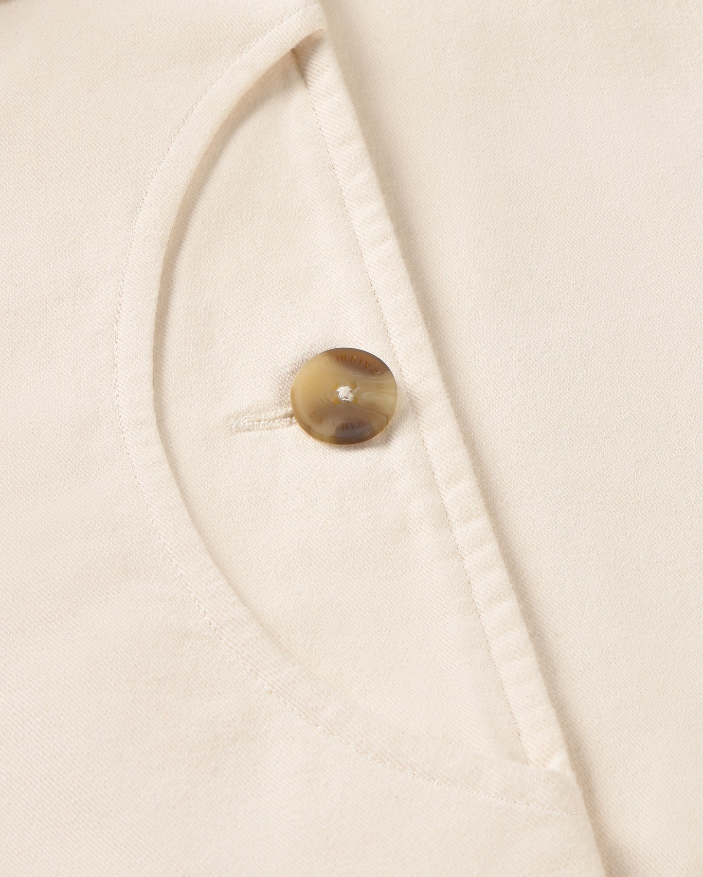 Chaqueta oversize cruda Norma sostenible silueta - 2